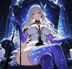[Miyu] Skirk: Crystal Halls [AI Generated] 作品封面