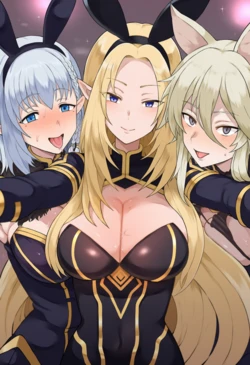 [KaitoArt] (UNCENSORED) Shadow Garden BBC Party NTR (Zeta- Beta- Alpha) [AI Generated] 作品封面