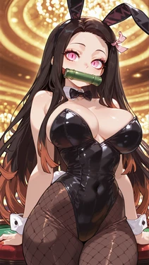 [Dreamyan] Nezuko Bunny Girl [AI Generated] 作品封面