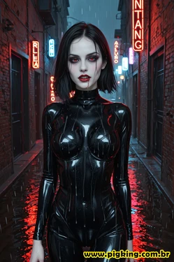 Elle, The Vampire Goddess of the Night 🩸🌙✨ (AI Generated) 作品封面