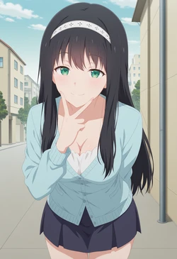 BoBo345 - （518枚）読売 栞 Shiori Yomiuri（義妹生活/Days with My Stepsister ) (Patreon) [AI Generated] 作品封面