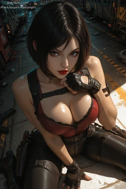 [Patreon] [AiASAG] [4K] 💋Ada Wong 🔫  - Preview [AI Generated] 作品封面