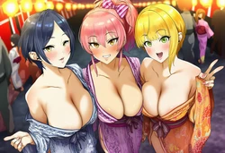 [Laura] 速水奏・城ヶ崎美嘉・一ノ瀬志希・塩見周子・宮本フレデリカ【LiPPS 夏祭り】 [AI Generated] 作品封面