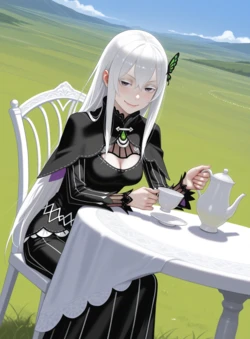 [SubscribeStar] SeaAI (Echidna and Emilia from Re:Zero) Ai generated 作品封面
