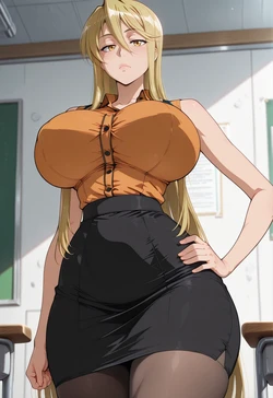 [ANIREALAI] Shizuka Marikawa - Roleplay in the Classroom (AI Generated) 作品封面