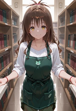 [マイネームルナ] Pregnant Belly Library Series Yuuki Mikan [Sample] [AI Generated] 作品封面