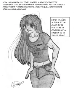 ANASTASIA WEIGHT GAIN IN UNIVERSITY (ESPAÑOL) 作品封面