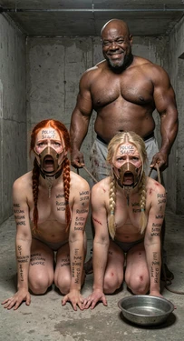 Black Giants Train White Whores [AI Generated] 作品封面