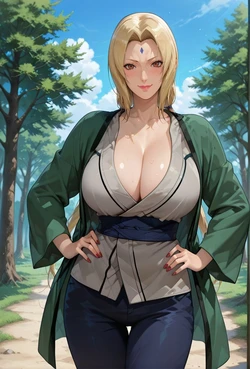 my Tsunade Senju collection ( AI generated ) 作品封面