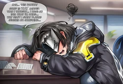 [Neroshiboshi] Perlica's massage [AI Generated] 作品封面