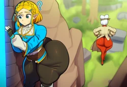 [Doranne] Purah x futa Zelda (blackwhiplash ai) (TLOZ) [AI Generated] 作品封面
