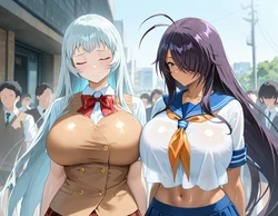 (AID oll) Kan'U & Chouun 1 / P活当千～快楽敗北編～#関羽＆趙雲 [AI Generated] 作品封面