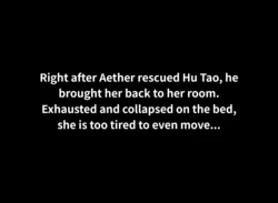 [Isterya] Hu Tao and Aether [AI Generated] 作品封面