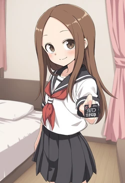[Pixiv] わさびまぐろ/wasabi tuna (107946418) - Post-Fuck Report: Takagi-san's Cuckolding [AI Generated] 作品封面