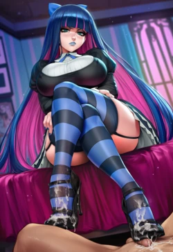 [￼Luviagelita Edelfelt] Stocking - Panty and Stocking with Garterbelt (Patreon) [AI Generated] 作品封面