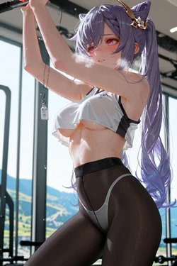 [DreamLine] Working out with my girlfriend (Patreon) [AI Generated] 作品封面