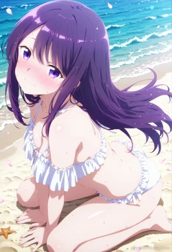 [AIusagichan] 久保さんは僕を許さない 久保 渚咲 Kubo Won't Let Me Be Invisible Kubo Nagisa [AI Generated] 作品封面
