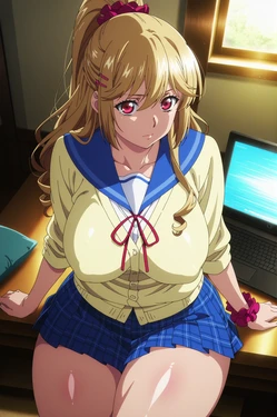 [KoinaART] (SPECIAL REQUEST EXTRAS) | Asagi 💛💛 [AI Generated] 作品封面