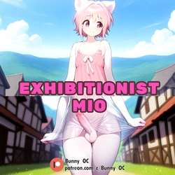 (Patreon)(Bunny_OC) Exhibitionist Mio-Powfooo Character (AI Generated) 作品封面