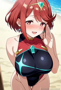 tachibana ai - [Xenoblade] Homura (pyra) 178 illustrations | [ゼノブレイド] ホムラ 178枚 [AI Generated] 作品封面