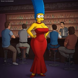 MARGE SIMPSON - (AI GENERATED) 作品封面