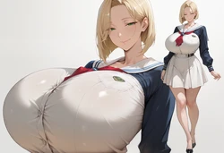 [BigMelons] オリヴィア・陽向 (セーラー服 2) [AI Generated] 作品封面