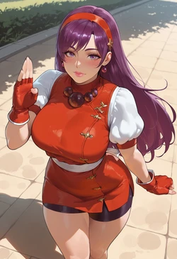 kladenart - Athena Asamiya (King of Fighter) (Patreon) [AI Generated] 作品封面