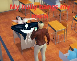 [Regin] My bully bangs my mom [Chinese] [诚先生个人机翻汉化] 作品封面