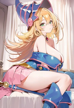 (osanpomichi) Dark Magician Girl ブラック・マジシャン・ガール (yu-gi-oh) [AI Generated] 作品封面