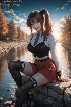 [Patreon] [AiASAG] [4K] 🥋Kurumi Imari🔯 - Preview [AI Generated]