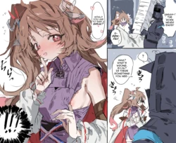 [Rapisu] Ejya-chan to Dokuta 4 peeji | Eyja-Chan and Doctor 4-page (Arknights) [English] [DeppoTL] 作品封面