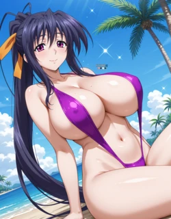 [EternoAI] Akeno Himejima 🔞 | High School DxD + [EXTRAS] | Akeno Slingshot (2025-09-07) [AI Generated] 作品封面