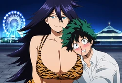 [Sticky] mha - izuku x midnight [ai generated]