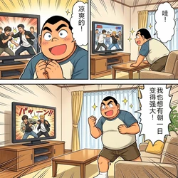 [RE YAMATEMAN] Gluttonous Kojima: The Black and White Doppelgänger [AI Generated] 作品封面