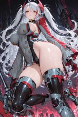 [Villain Party] 0912(Sponsored Content)--Prinz Eugen (Azur Lane) — Drinking Contest (Patreon) [AI Generated] 作品封面