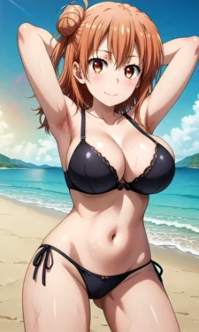[Lightning] Yui Yuigahama - My Youth Romantic Comedy Is Wrong, As I Expected (Patreon) [AI Generated] 作品封面