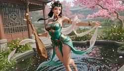 【可以色色18+】王者荣耀 杨玉环 肏孕 [AI Generated] 作品封面