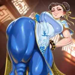 Chun Li (AI BLACK SIGMA) Free set [AI Generated] 作品封面