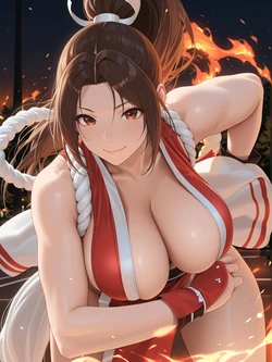 [Kevin Zheng] Mai + Mai x Blanka [AI Generated] 作品封面
