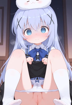 [ Satyr_]Kafuu Chino （Gochūmon wa Usagi Desu ka?）[AI Generated] 作品封面