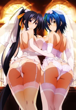 [Setsuna] [Bonus] Xenovia Quarta x Akeno Himejima (High School DxD) [T1/41P] (Patreon) [AI Generated]