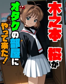 [AI Generated] 木之本桜がオタクの部屋にやって来た！ 作品封面