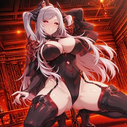 [Pixiv] (AI XXX hentai) Demon Second Princess Alexia [AI Generated] 作品封面