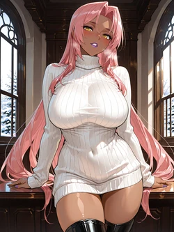[Kevin Zheng] Ingrid in Sweater [AI Generated] 作品封面