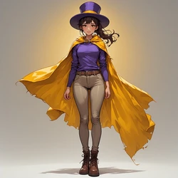 A Death in Time and a Hat [AI Generated] 作品封面