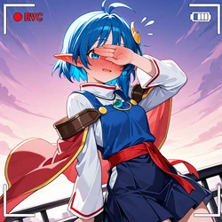 目が粒子砲 pixiv [AI Generated]