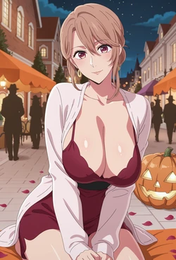 Meowu laha 💘 - Miyako | Halloween 🎃🐰🖤 [AI Generated] 作品封面