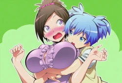 [Pixiv] Soni_AI＠リク停止中 (1072516) - Nagisa-kun, Feel Free to Squeeze Touka-chan – Thanks for the request – [AI Generated] 作品封面