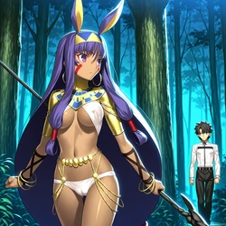 Nitocris,queen of sheba/尼托克麗絲,示巴女王 [AI Generated] 作品封面