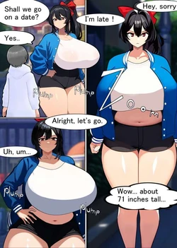 [MyuneShrinker] Swallowed whole by a busty, plump, tall succubus met on a dating app 作品封面
